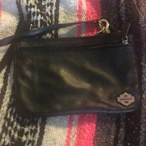 Harley Davidson leather purse - cross body